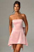 Flourenne Freyja Mini Dress in Blush