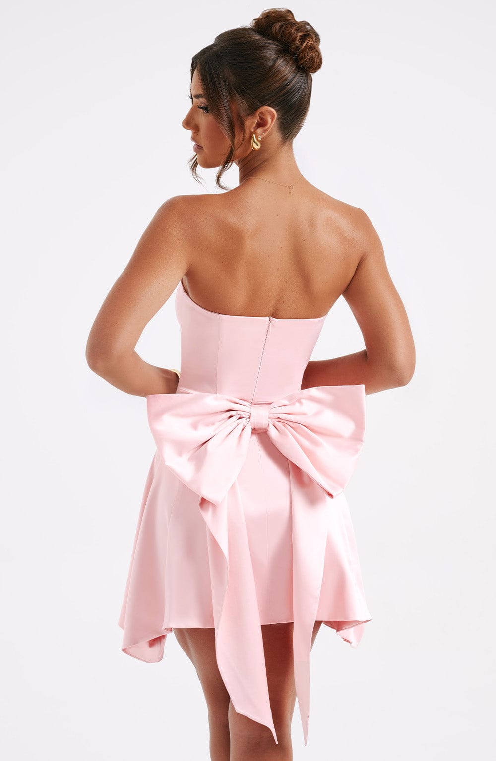 Flourenne Freyja Mini Dress in Blush