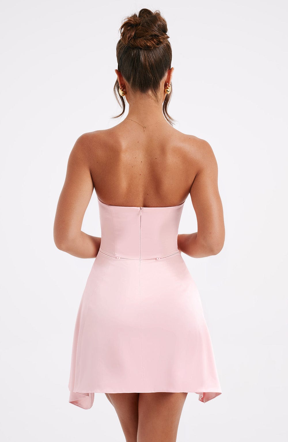 Flourenne Freyja Mini Dress in Blush