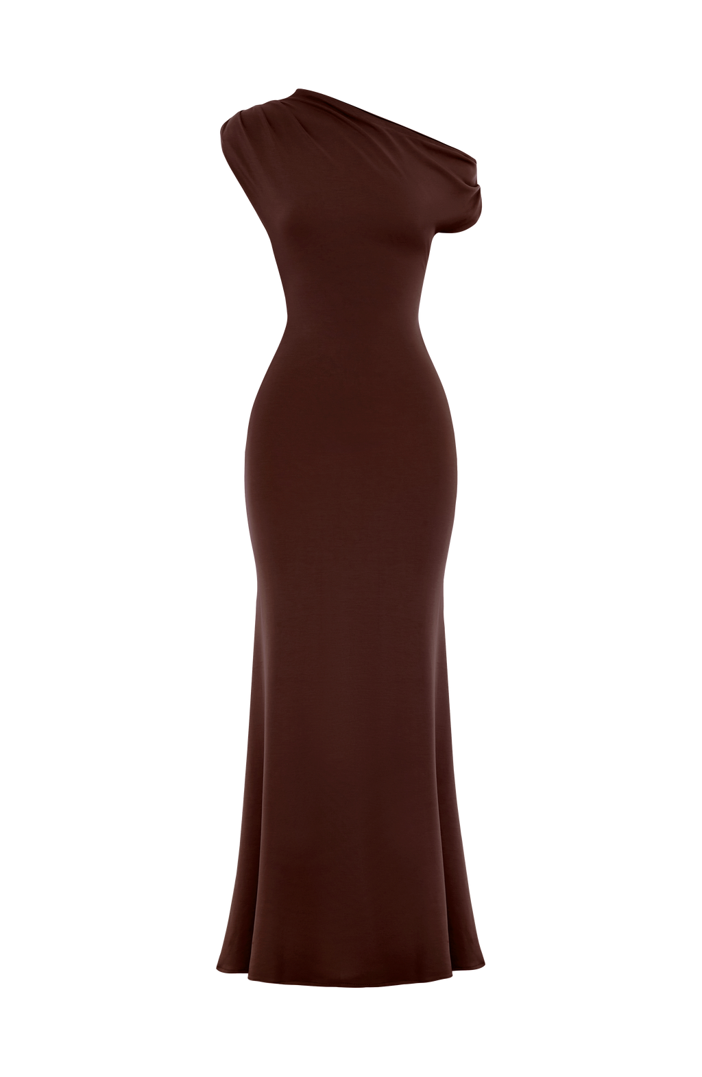 Flourenne Fyora Maxi Dress in Plum Brown