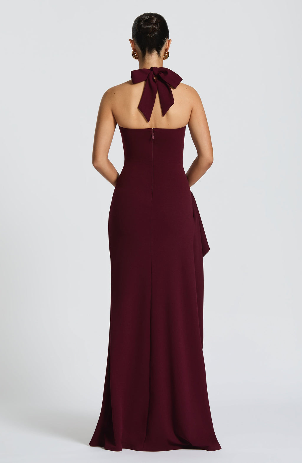 Flourenne Genelle Maxi Dress in Cherry Lacquer