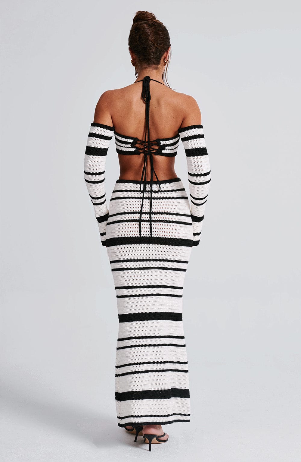 Flourenne Georgie Top in Black/White