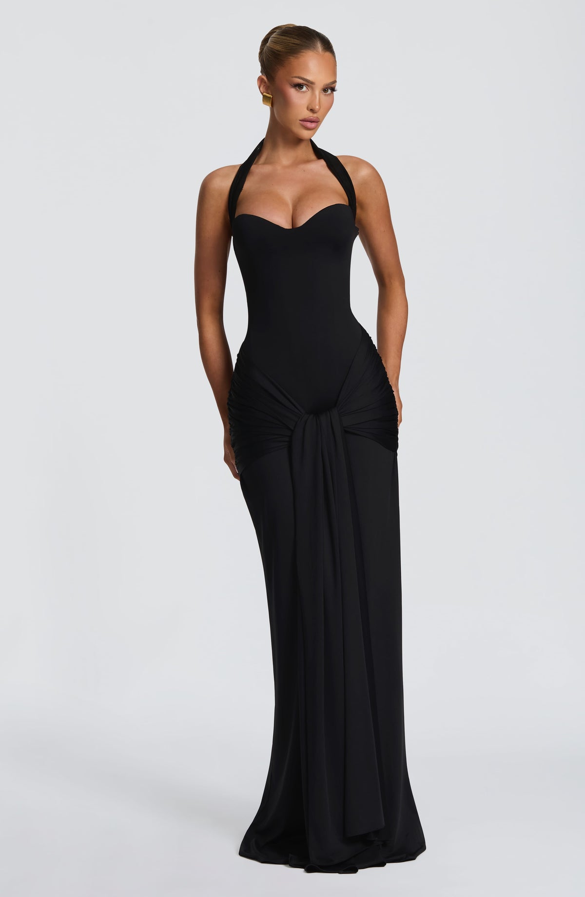 Flourenne Giana Maxi Dress in Black