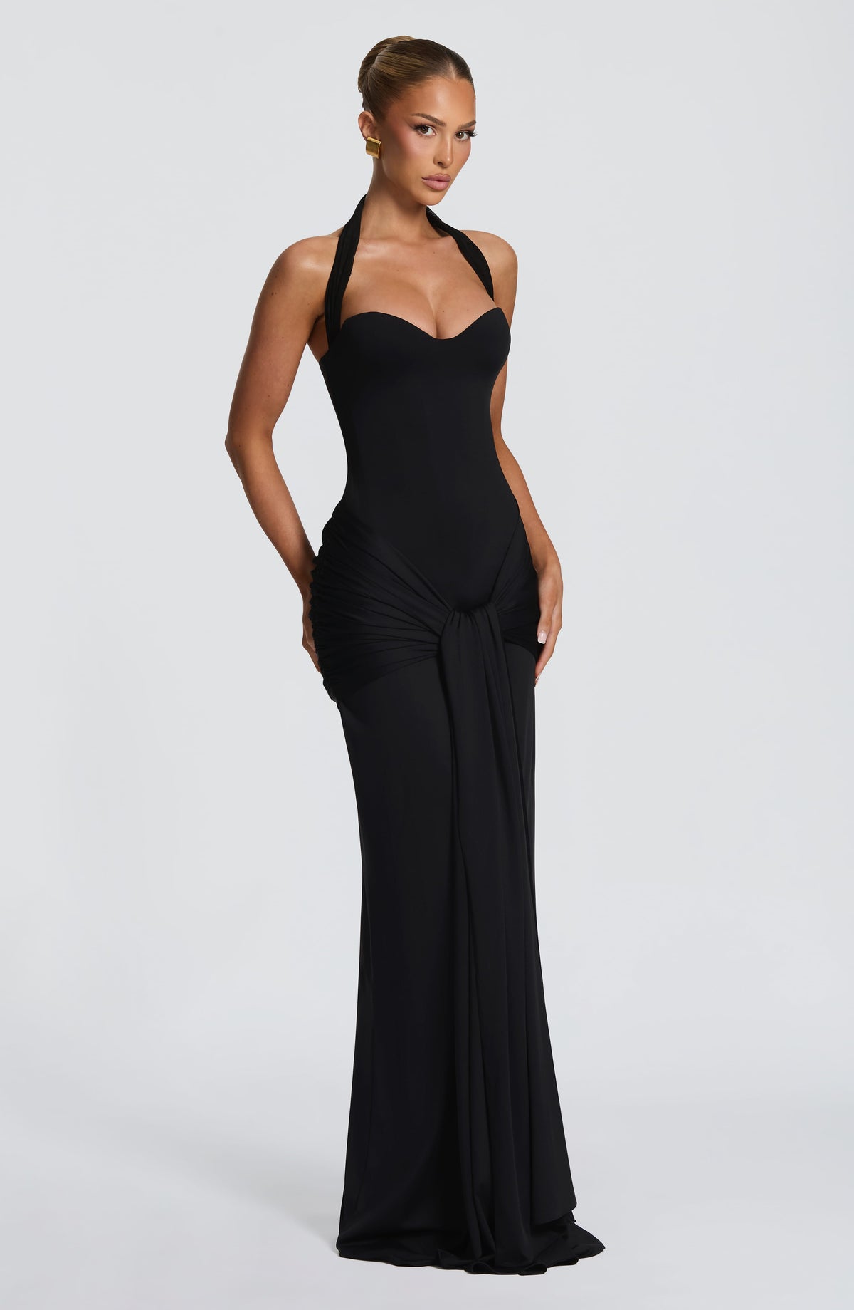 Flourenne Giana Maxi Dress in Black