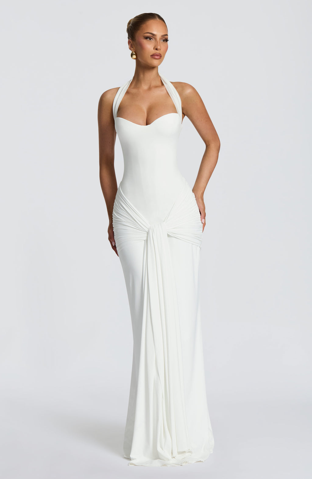 Flourenne Giana Maxi Dress in Ivory
