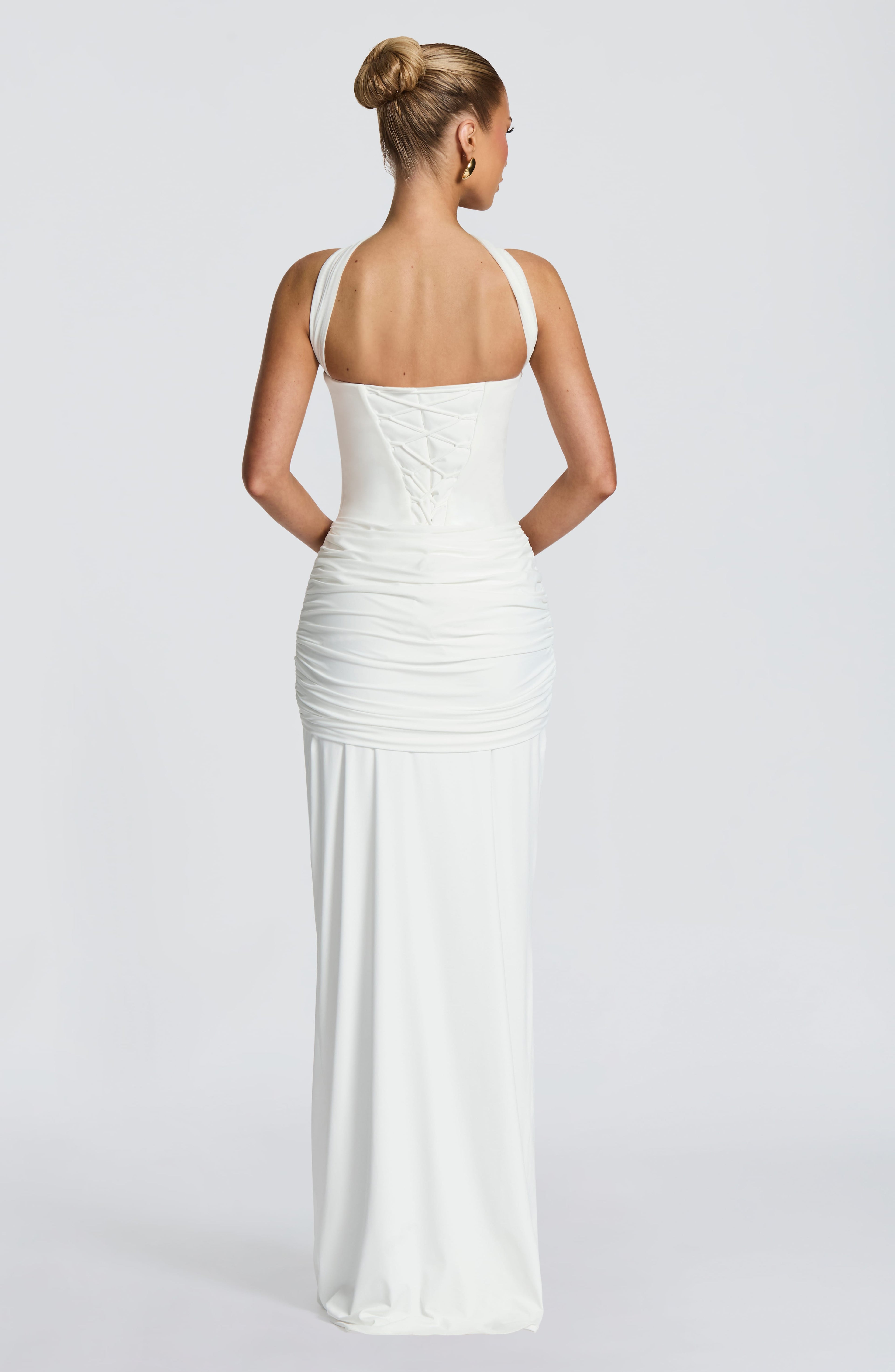Flourenne Giana Maxi Dress in Ivory