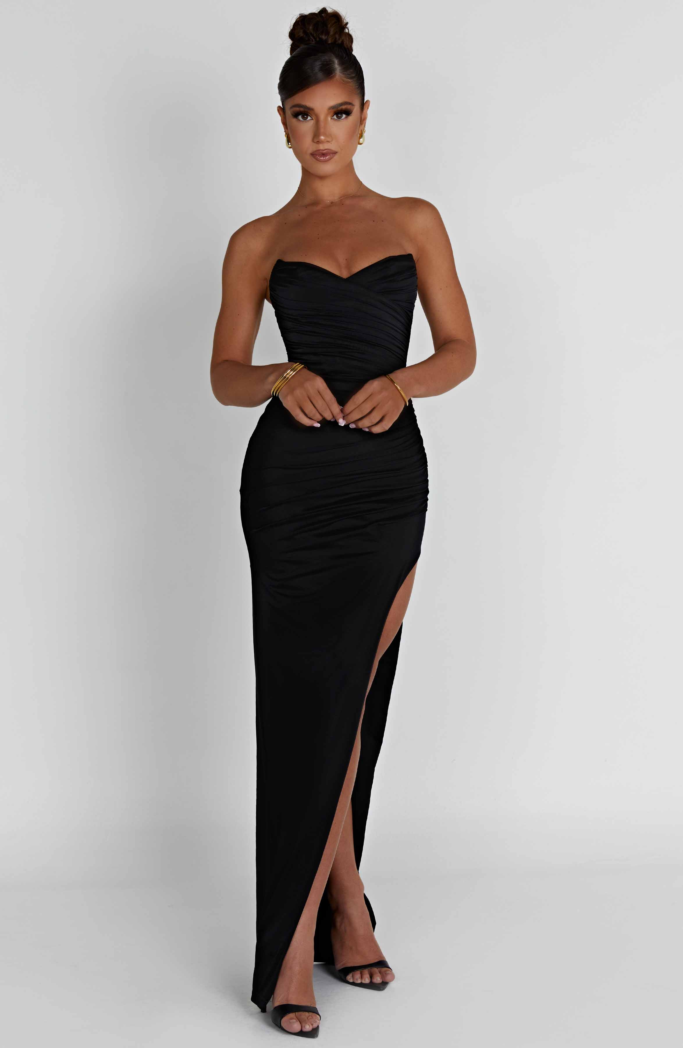 Flourenne Giovina Maxi Dress in Black