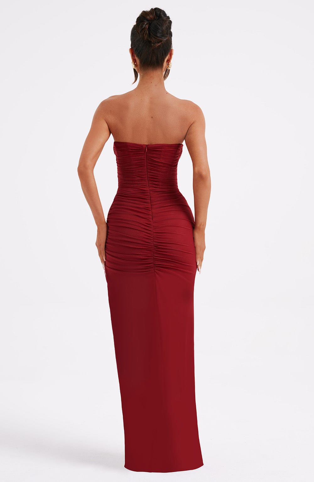 Flourenne Giovina Maxi Dress in Wine