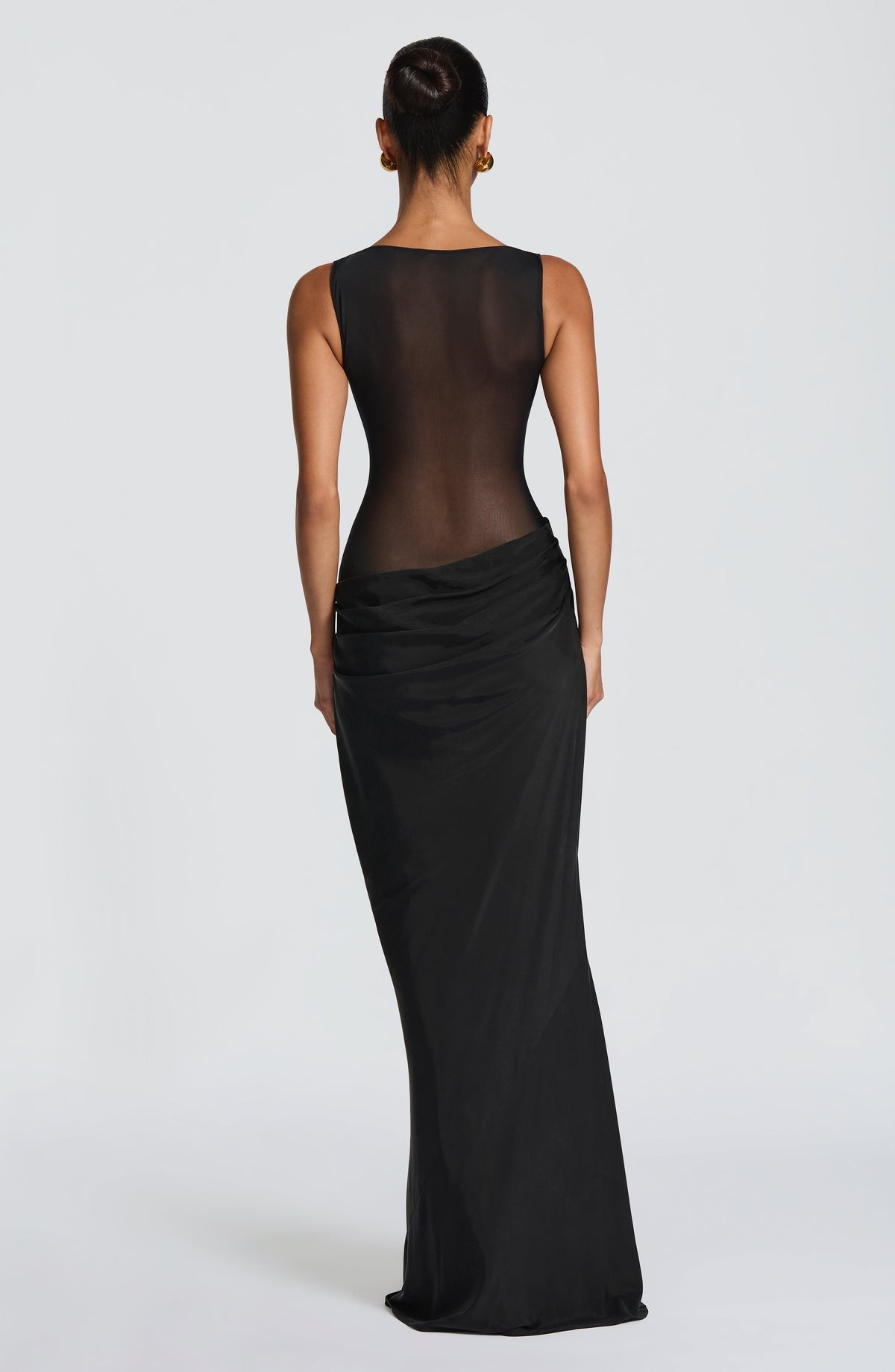 Flourenne Gracelle Maxi Dress in Black