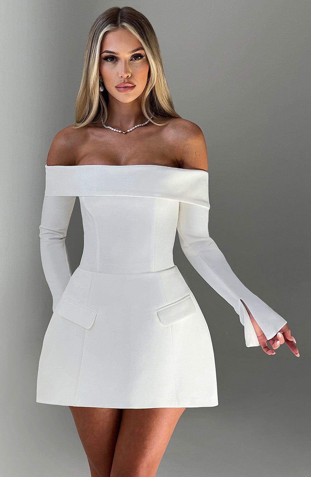Flourenne Gracen Skort in Ivory