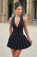 Flourenne Gretchel Mini Skirt in Black