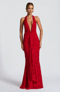 Flourenne Guinevra Maxi Dress in Red