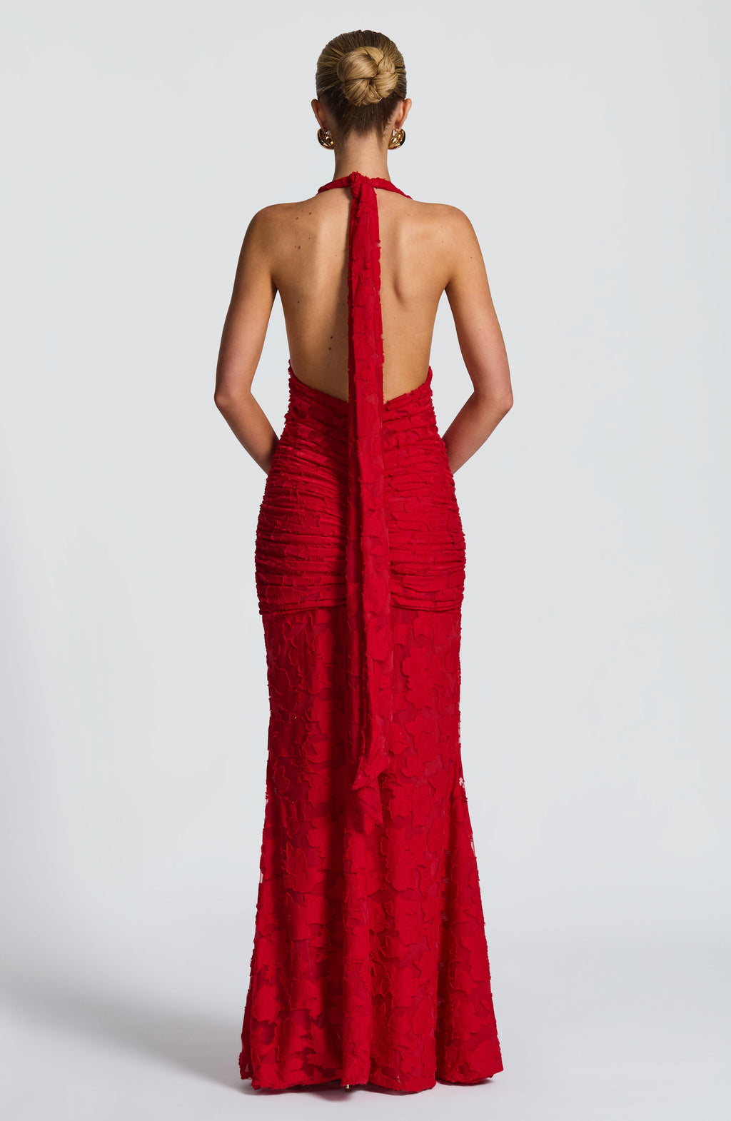 Flourenne Guinevra Maxi Dress in Red