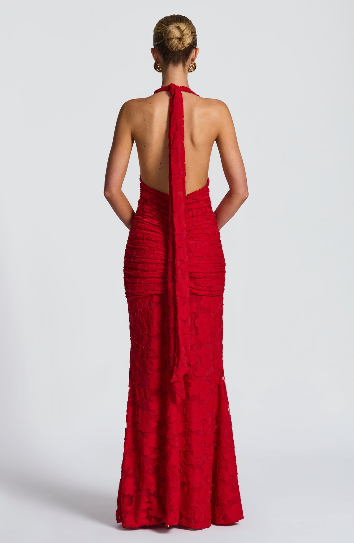 Flourenne Guinevra Maxi Dress in Red