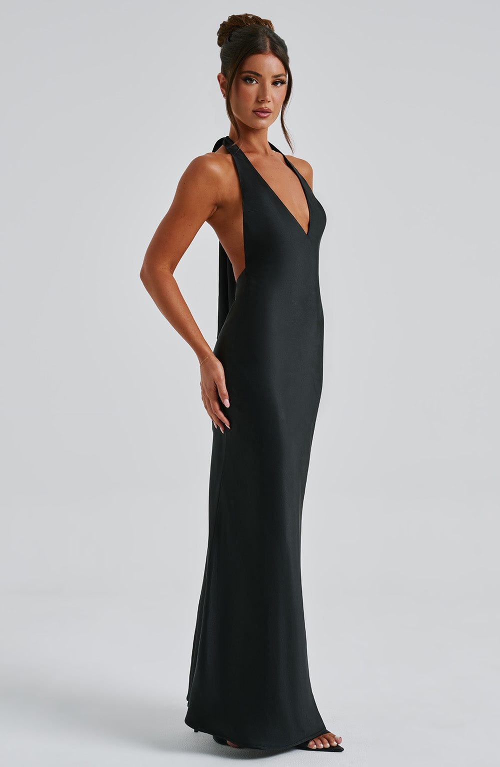 Flourenne Halora Maxi Dress in Black