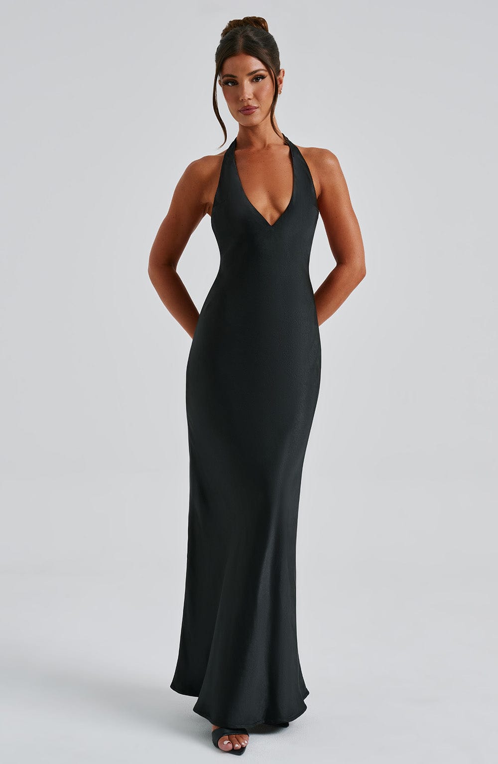 Flourenne Halora Maxi Dress in Black