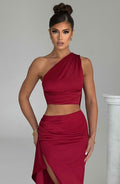 Flourenne Halsyn Top in Wine