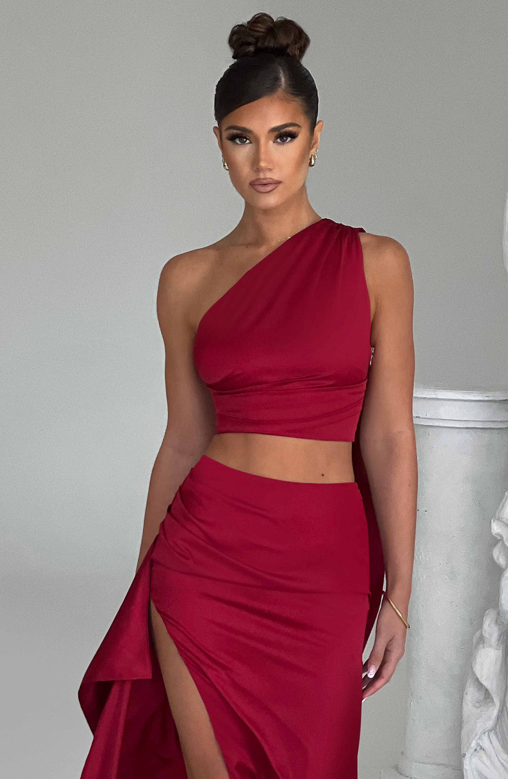 Flourenne Halsyn Top in Wine