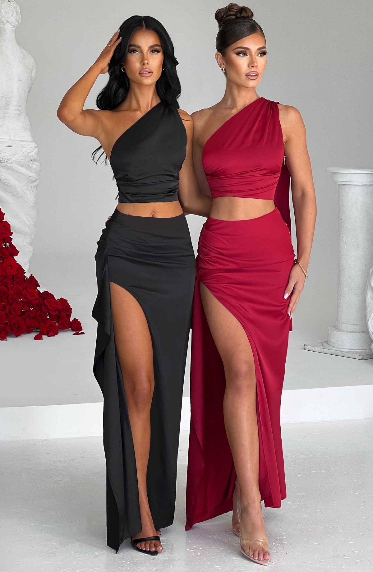 Flourenne Halsyn Top in Wine