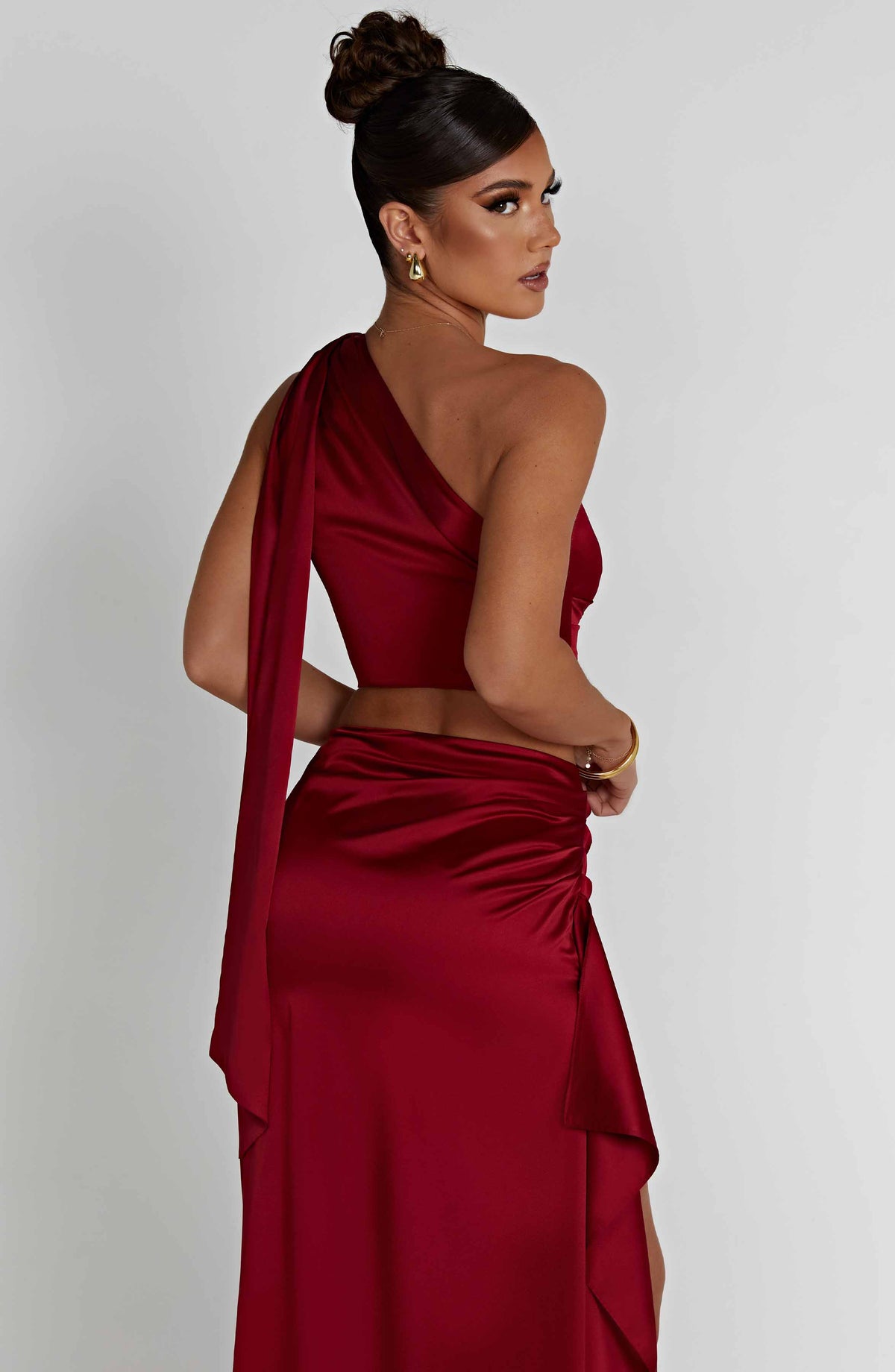 Flourenne Halsyn Top in Wine