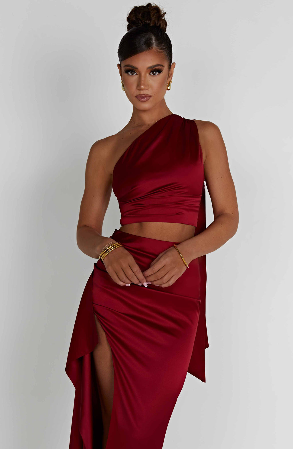 Flourenne Halsyn Top in Wine