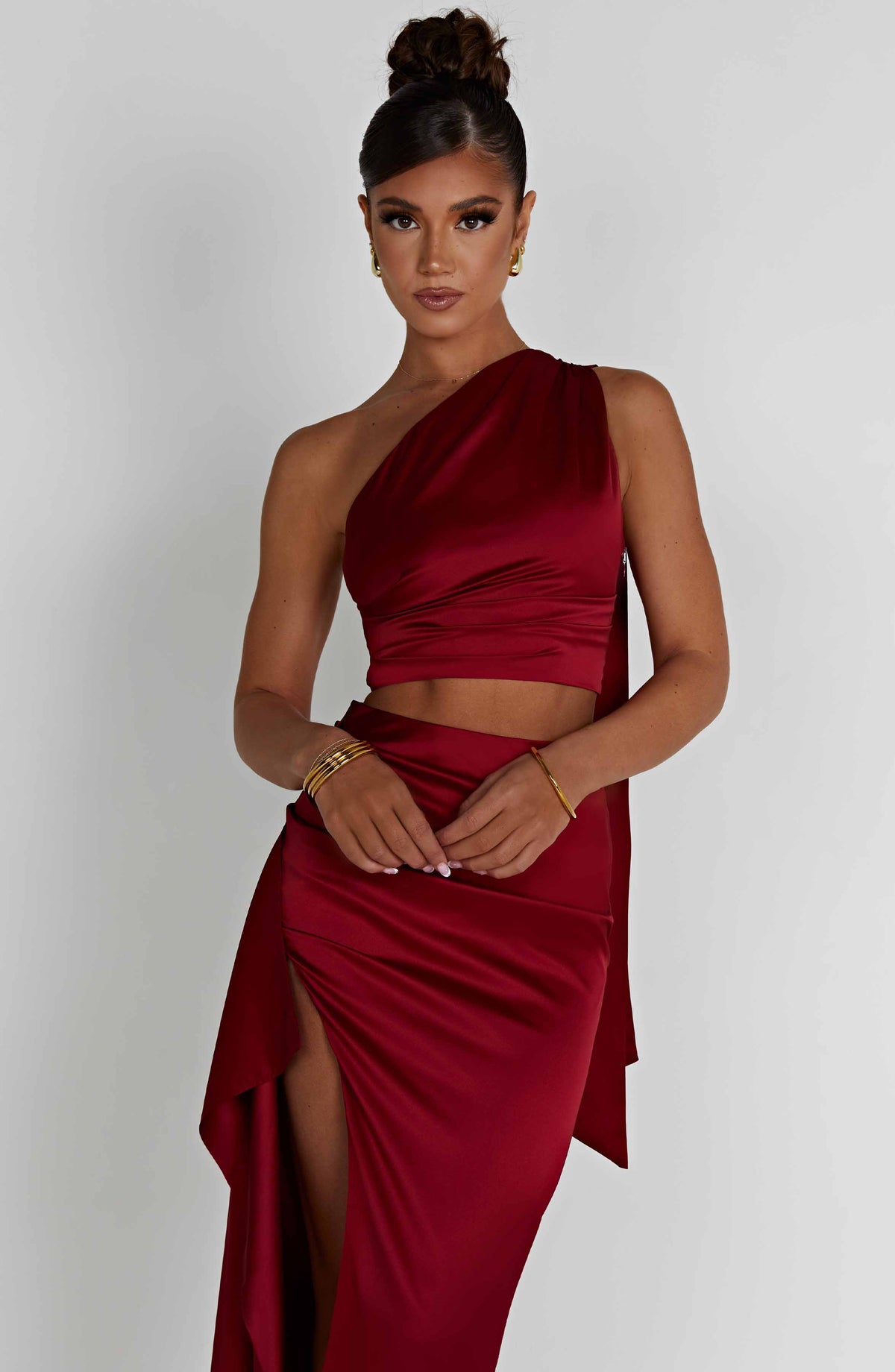 Flourenne Halsyn Top in Wine