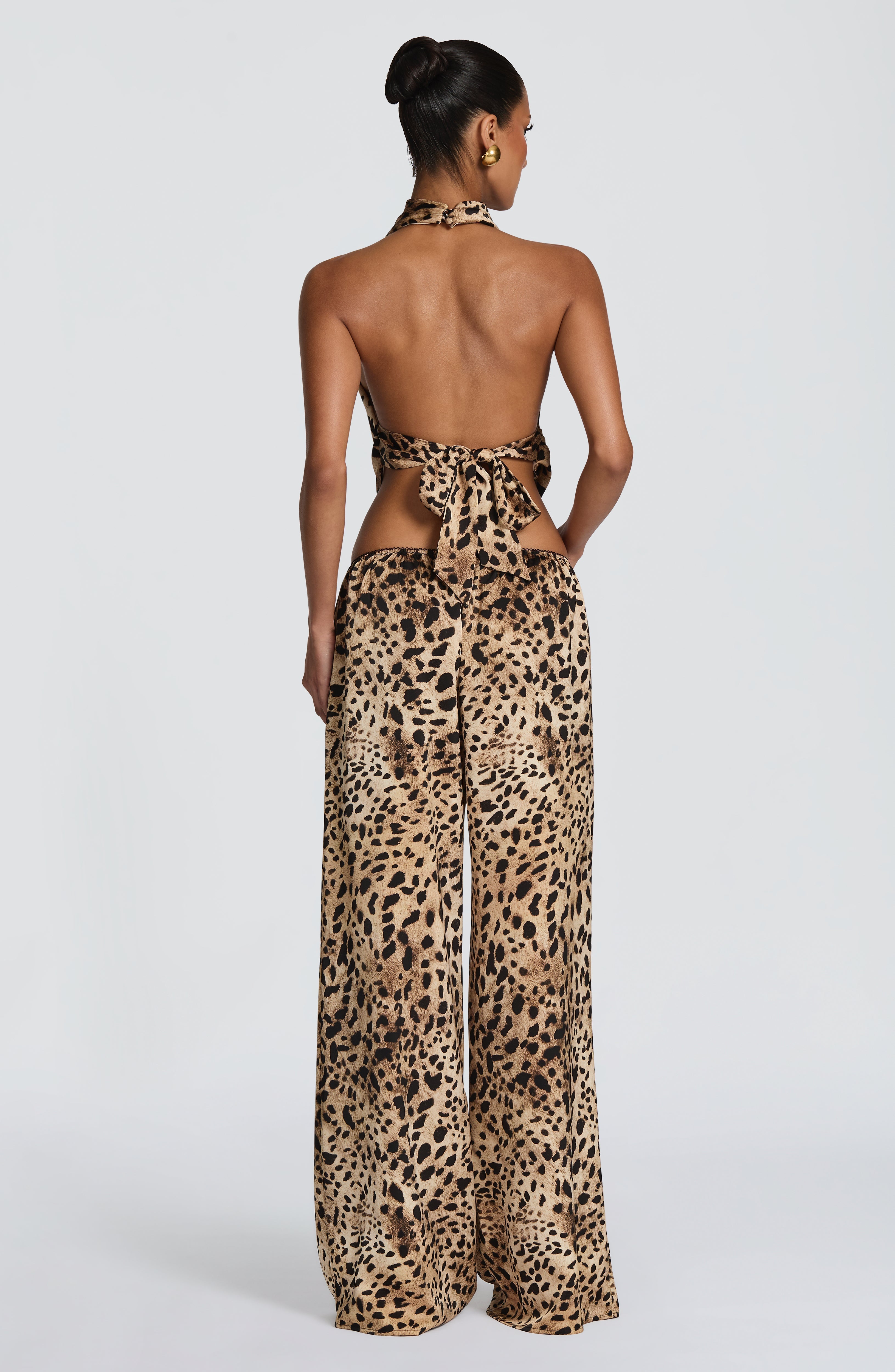 Flourenne Hazelle Top in Leopard Print