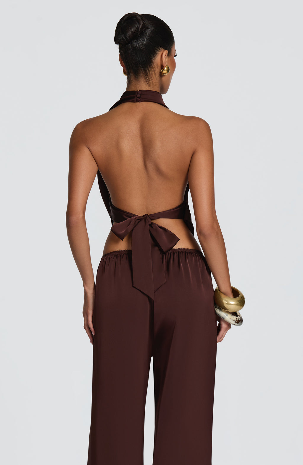 Flourenne Hazelle Top in Plum Brown