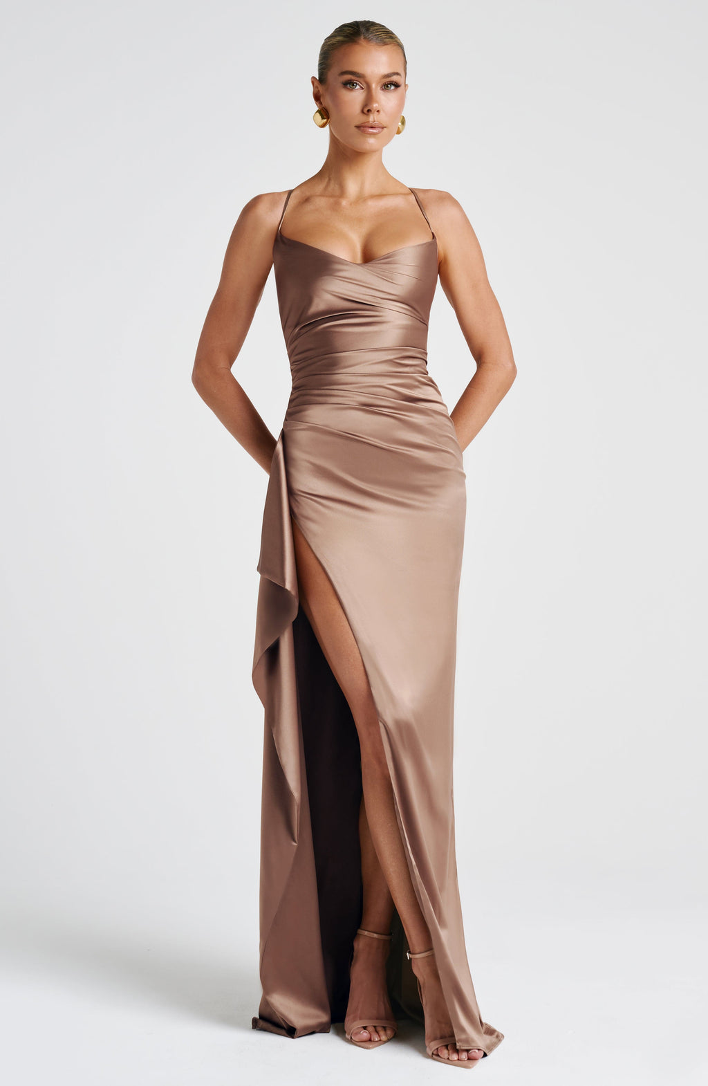 Flourenne Helena Maxi Dress in Hazel