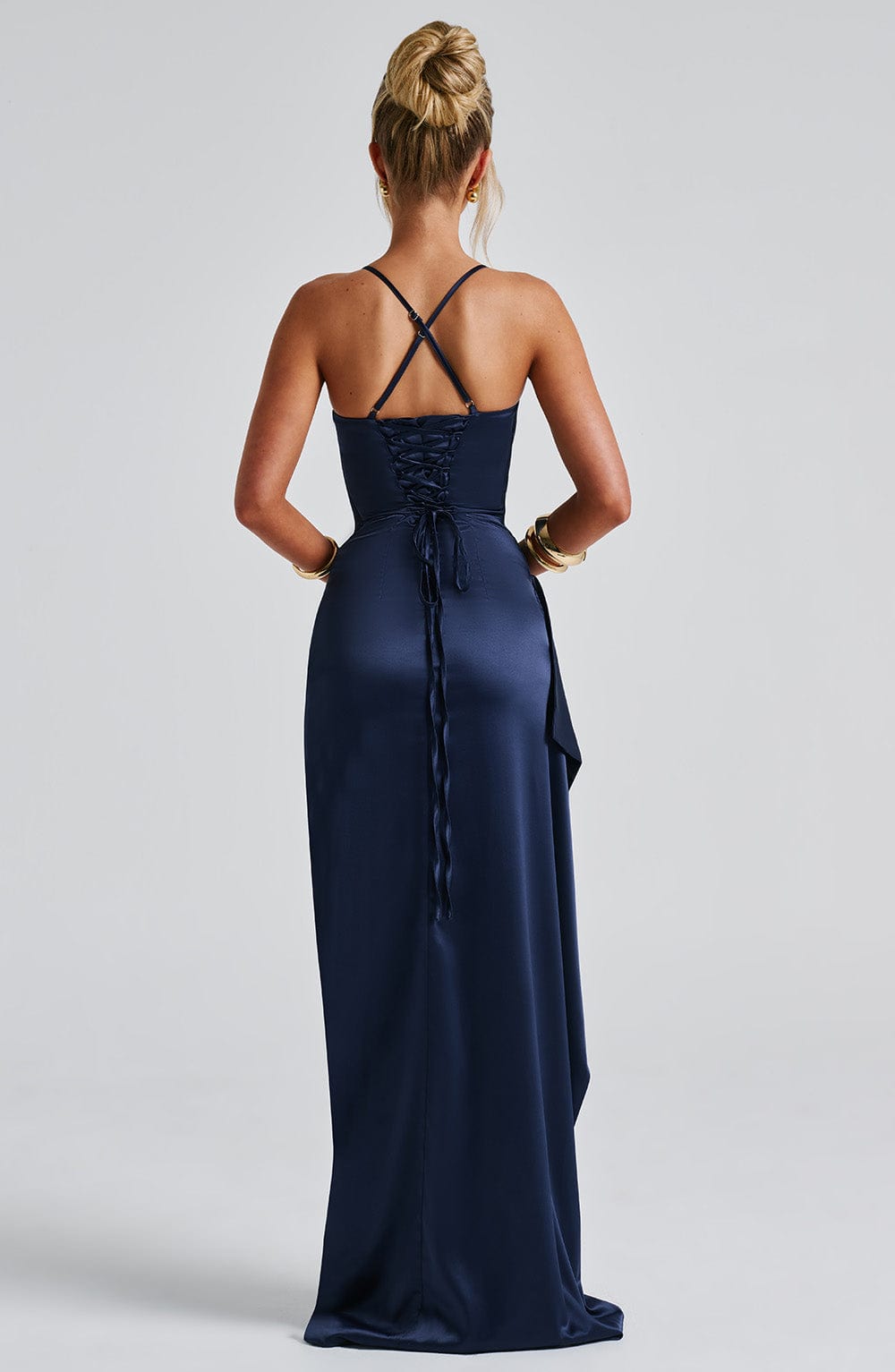 Flourenne Helena Maxi Dress in Navy