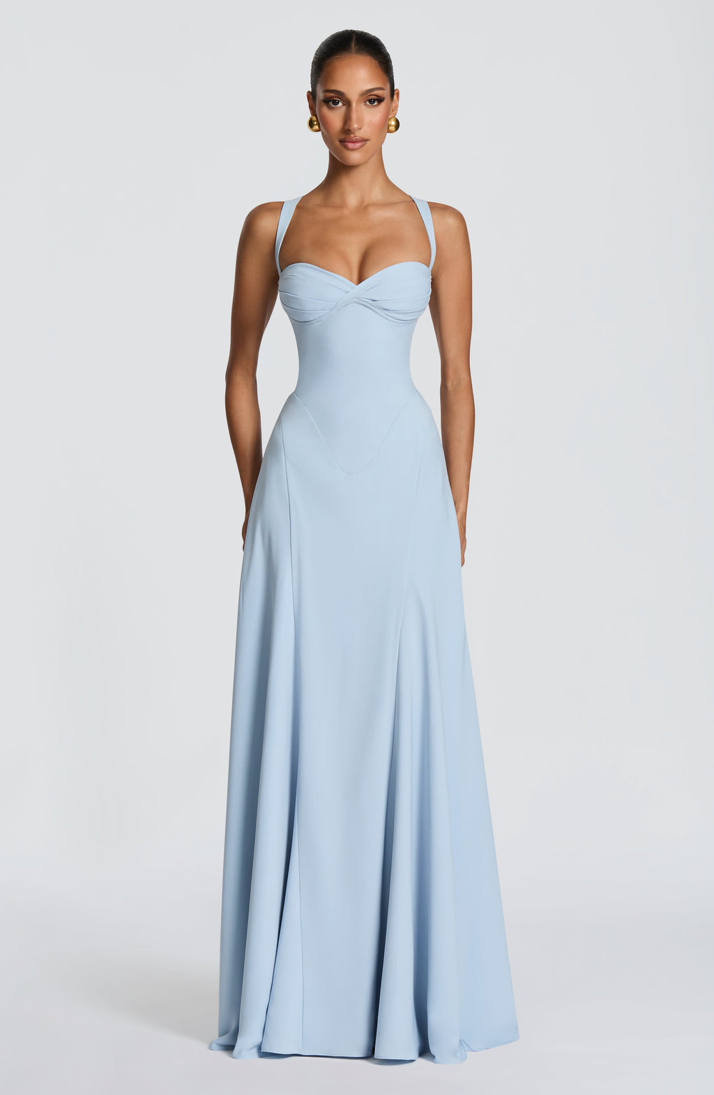 Flourenne Iriya Maxi Dress in Glacier Blue