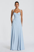 Flourenne Iriya Maxi Dress in Glacier Blue