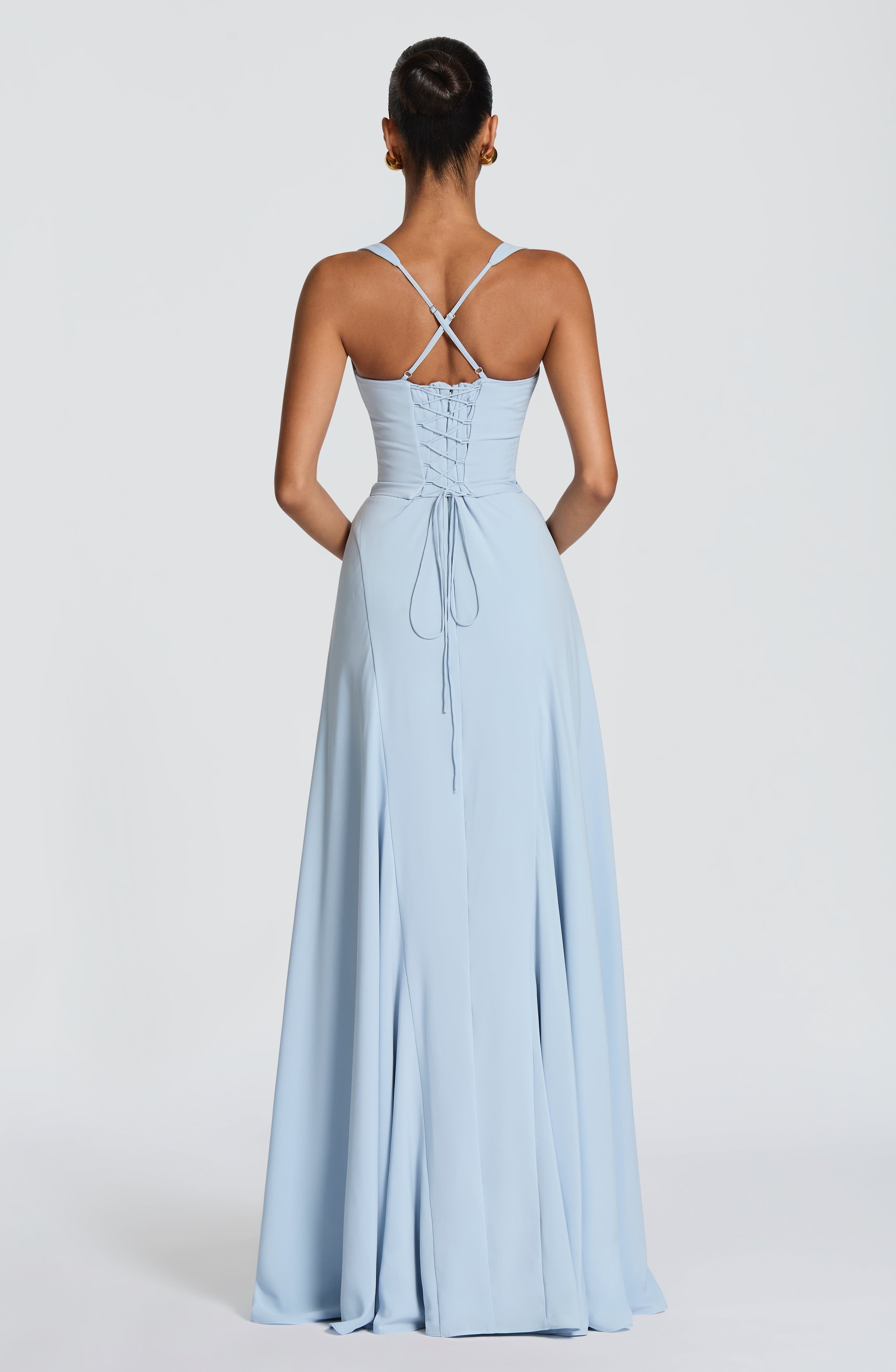Flourenne Iriya Maxi Dress in Glacier Blue