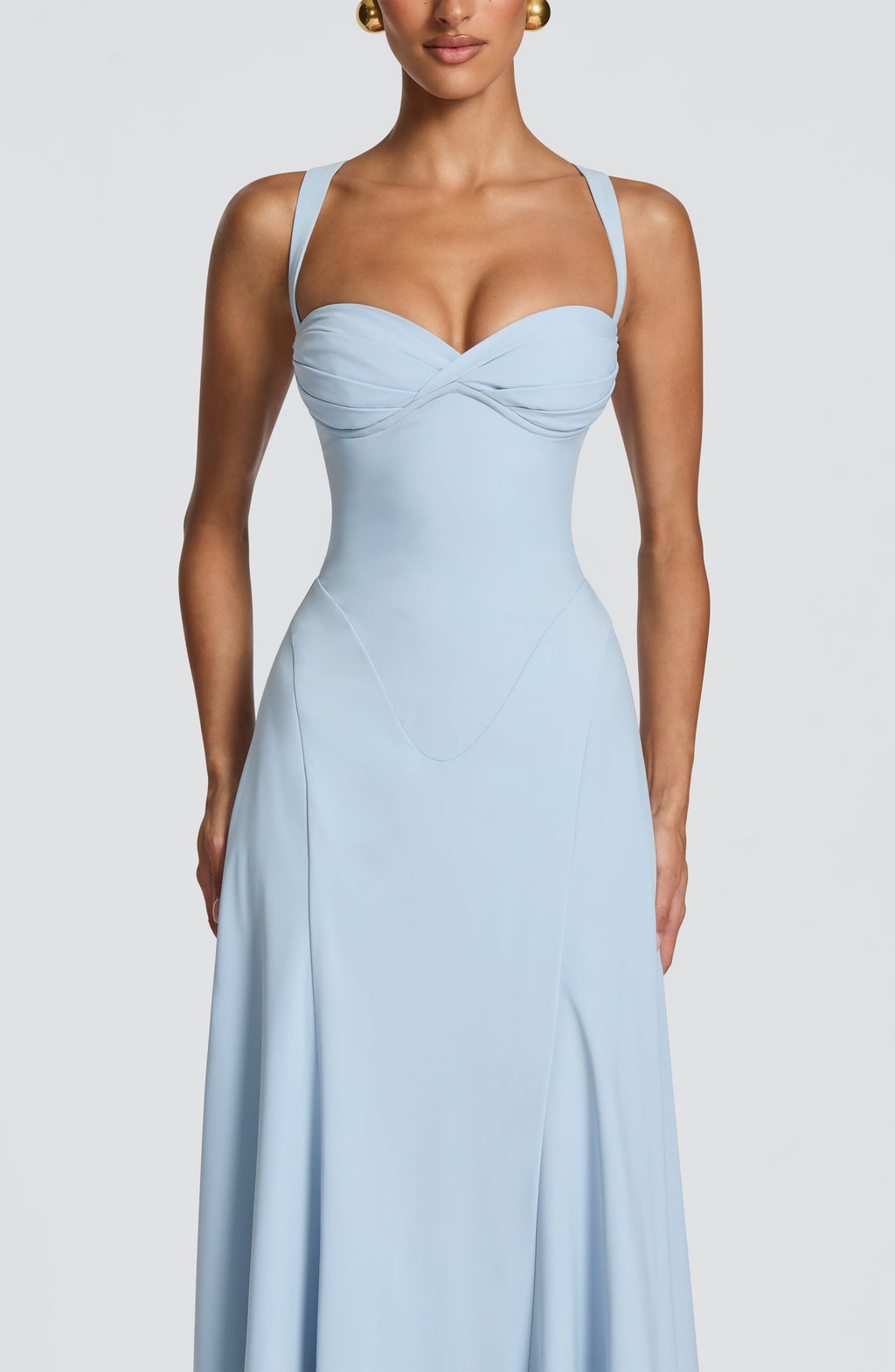 Flourenne Iriya Maxi Dress in Glacier Blue