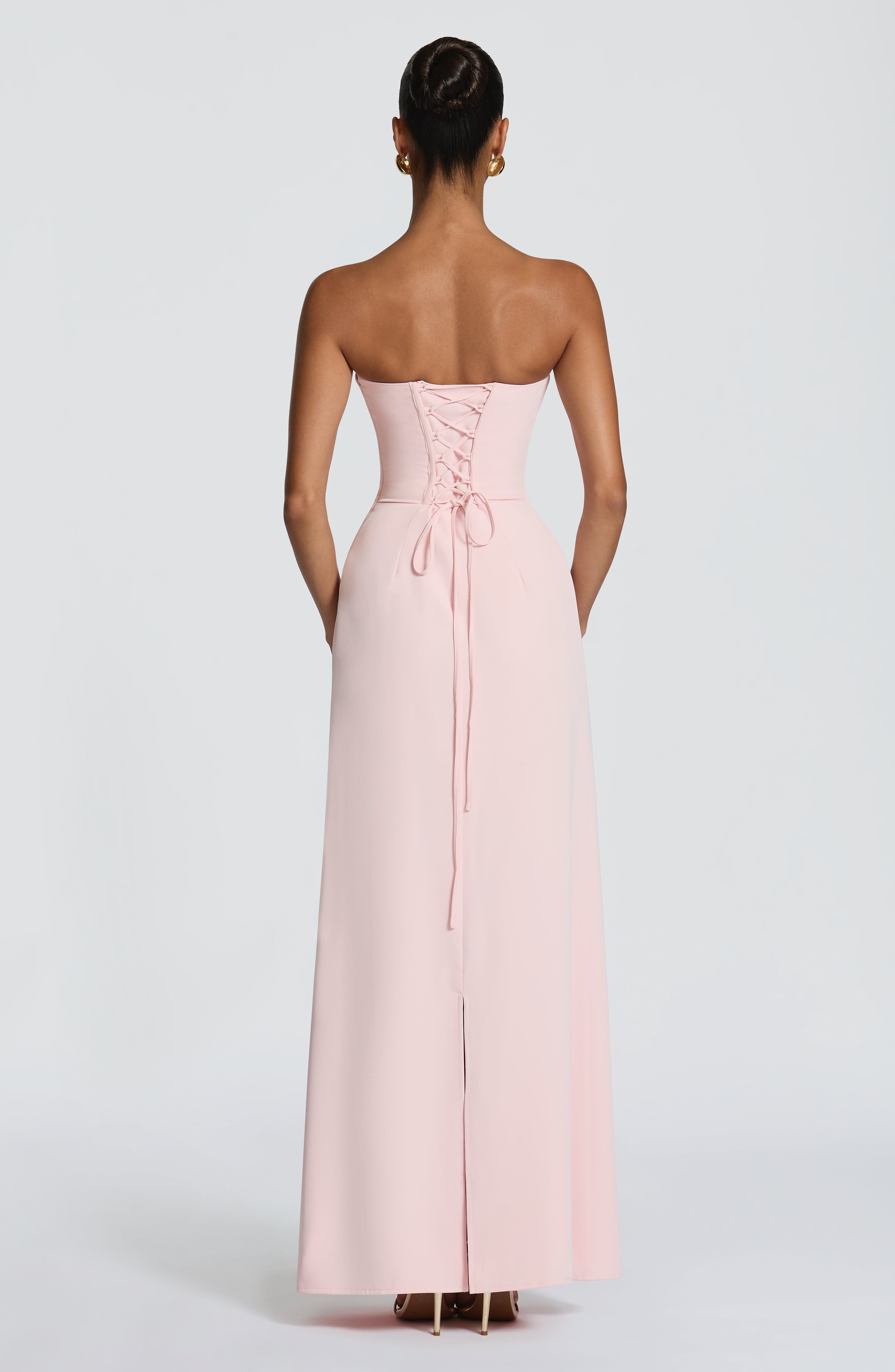 Flourenne Irmena Maxi Dress in Blush