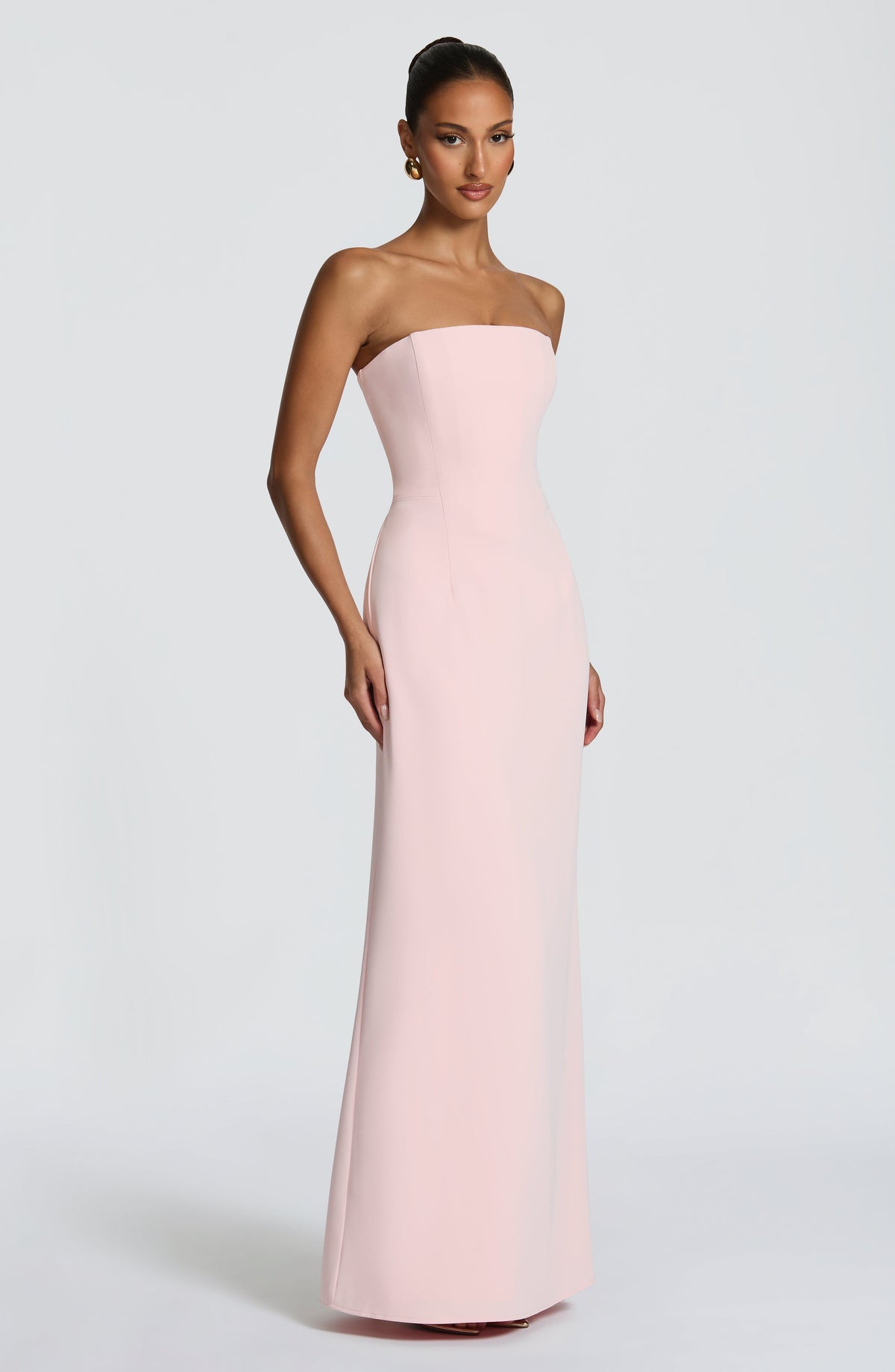 Flourenne Irmena Maxi Dress in Blush