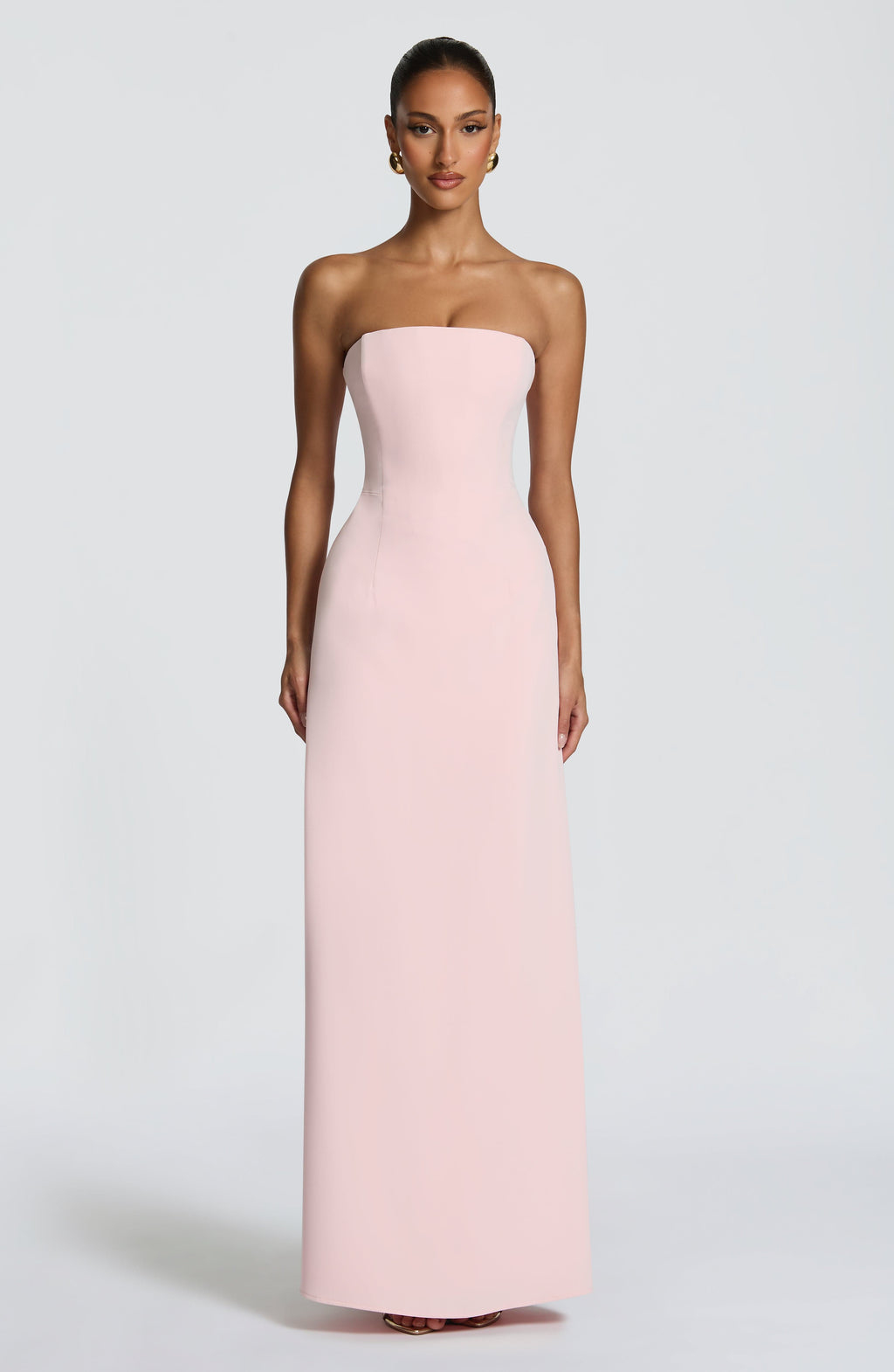 Flourenne Irmena Maxi Dress in Blush