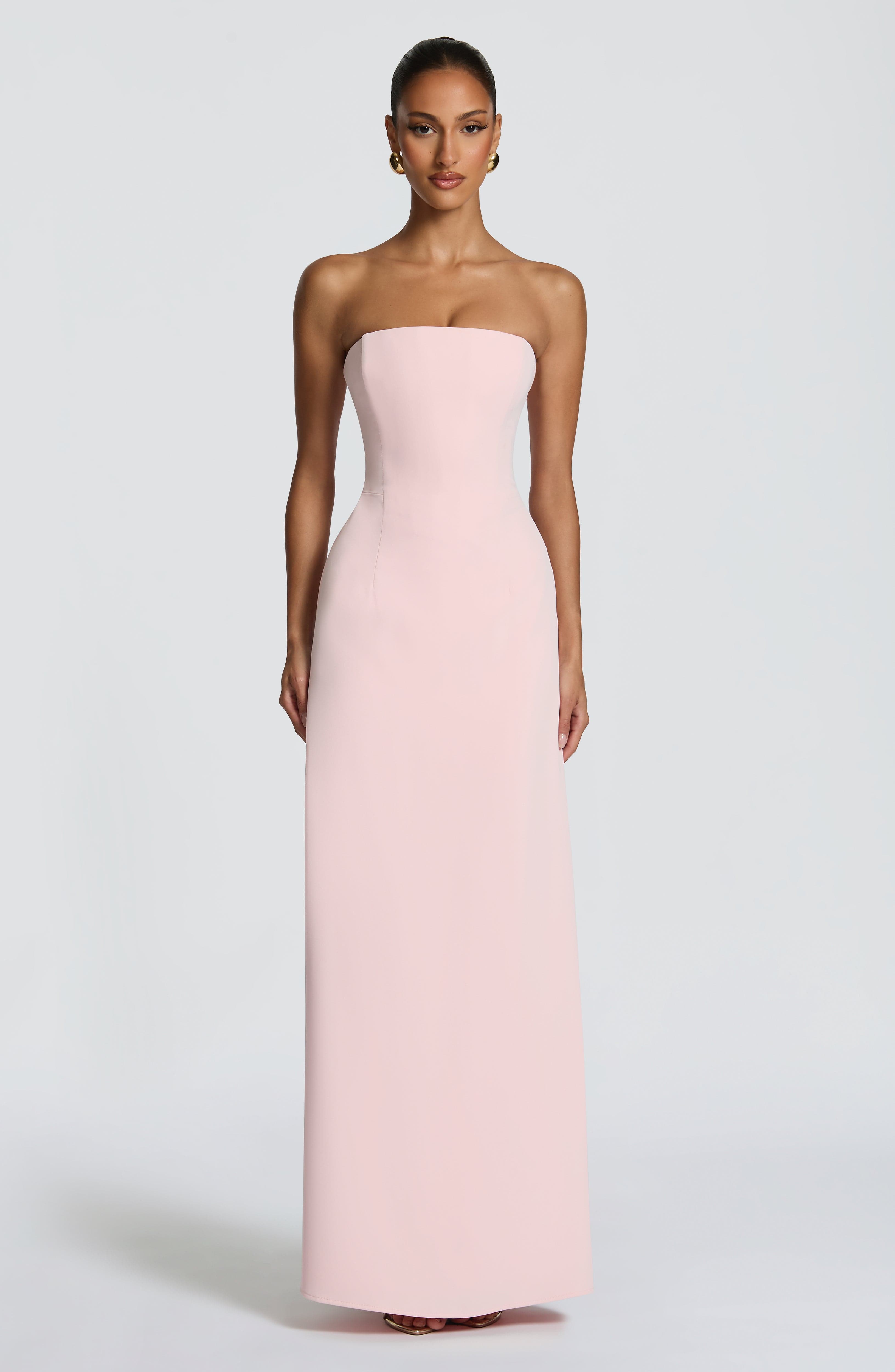 Flourenne Irmena Maxi Dress in Blush