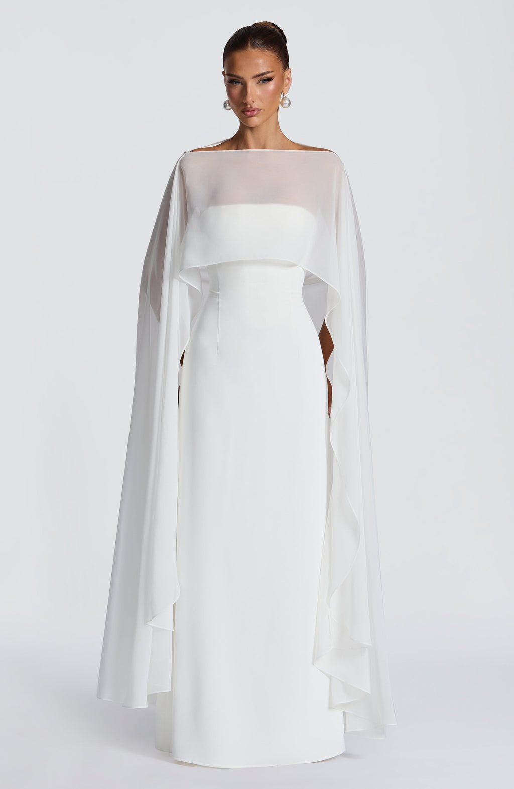 Flourenne Irmena Maxi Dress in Ivory