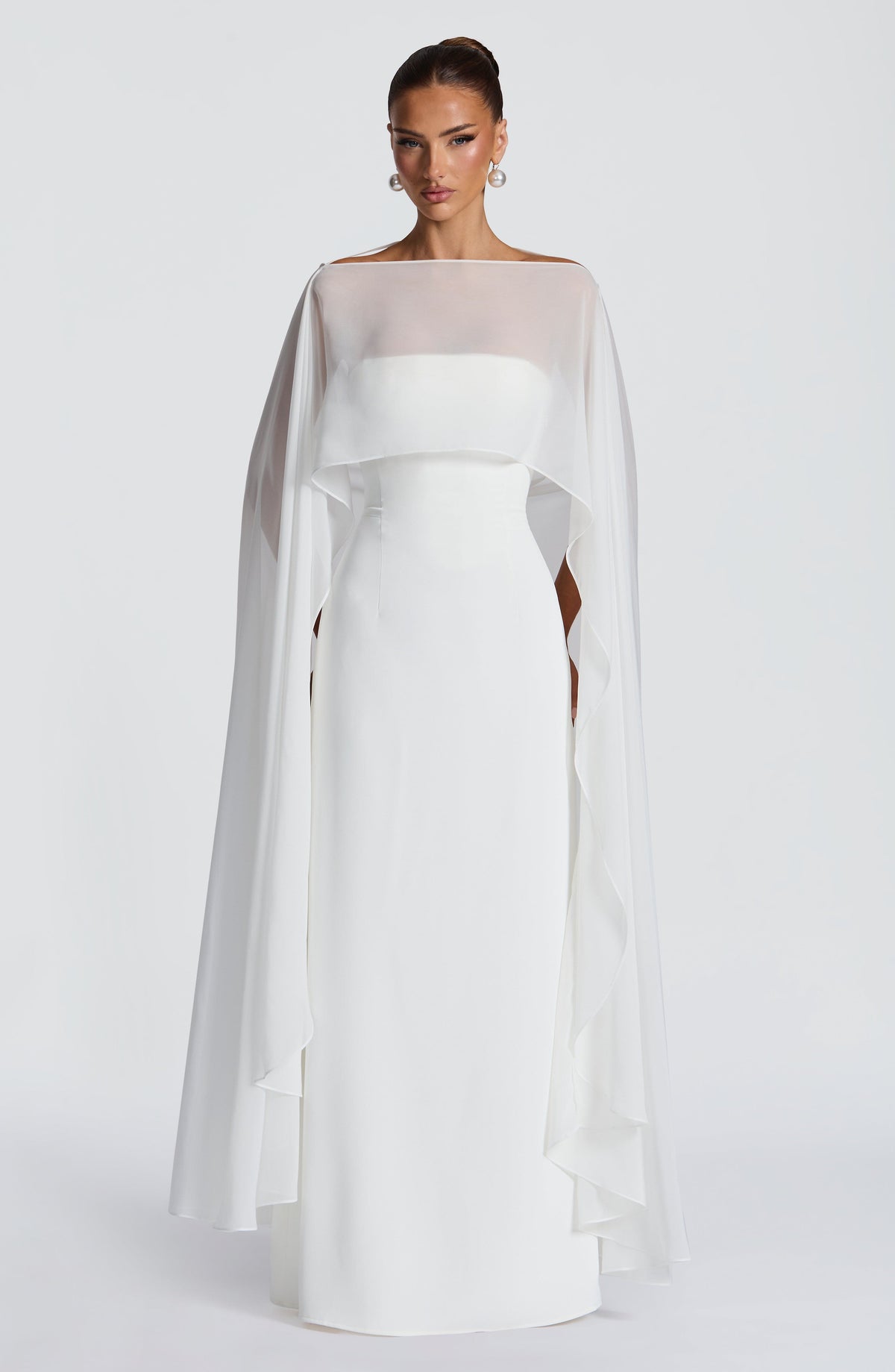 Flourenne Irmena Maxi Dress in Ivory