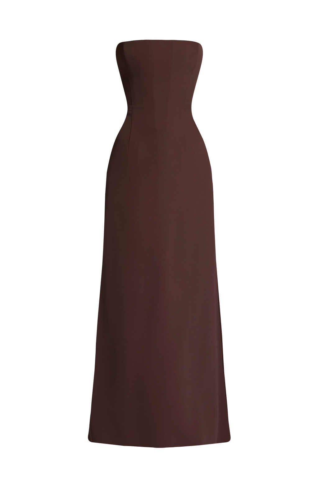 Flourenne Irmena Maxi Dress in Plum Brown