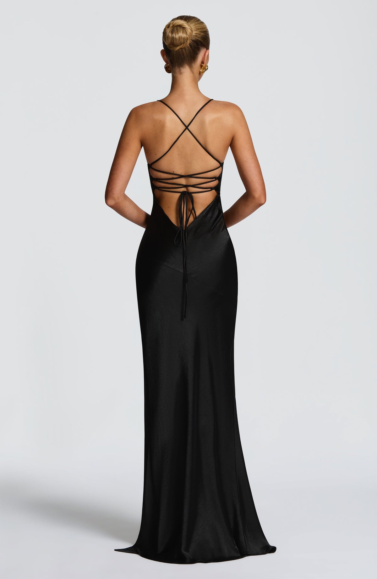 Flourenne Isabeau Maxi Dress in Black