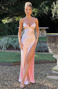 Flourenne Isabeau Maxi Dress in Blush