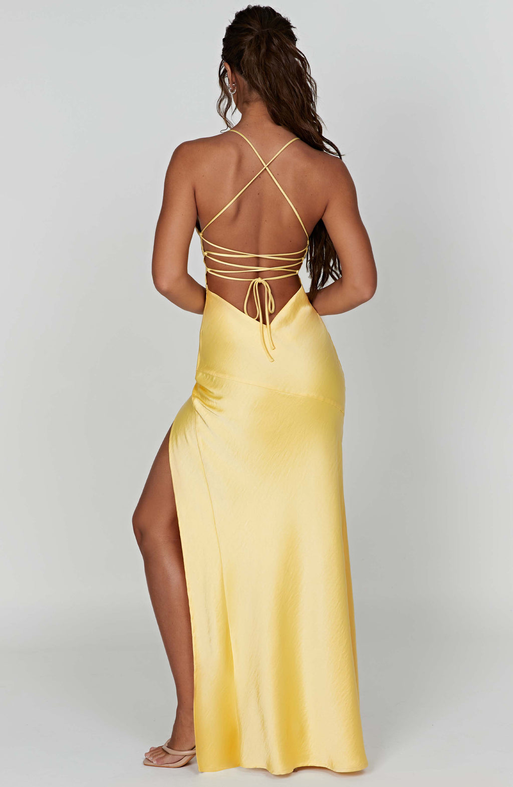 Flourenne Isabeau Maxi Dress in Lemon
