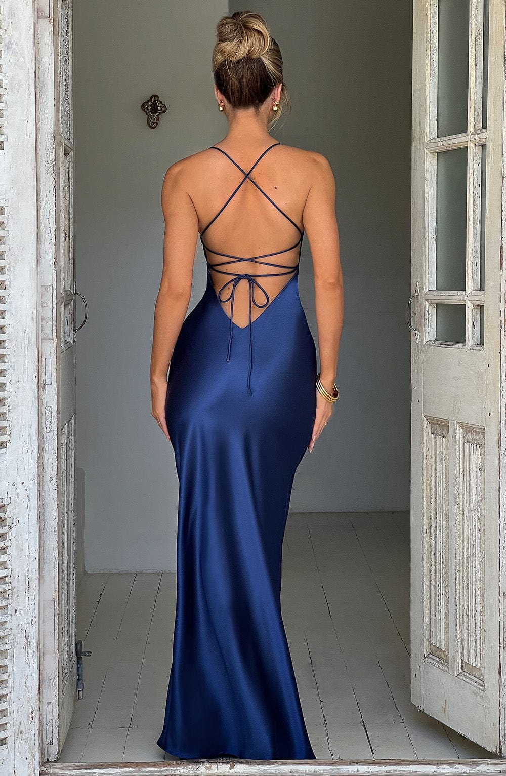 Flourenne Isabeau Maxi Dress in Navy