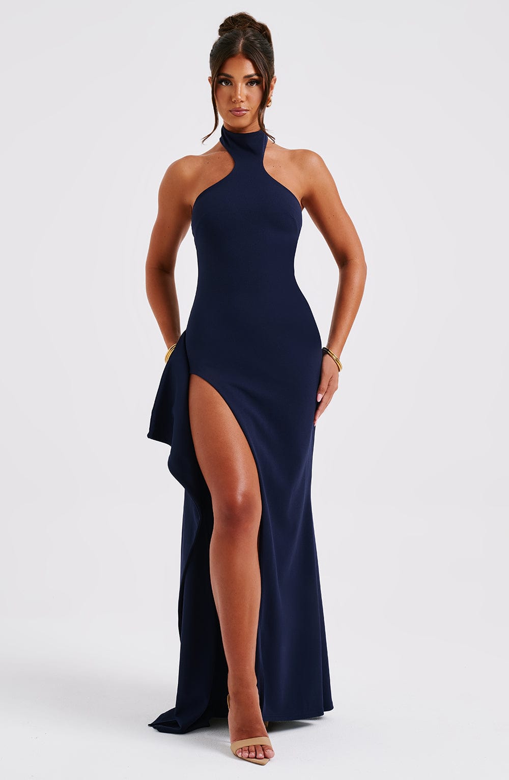 Flourenne Isaura Maxi Dress in Navy