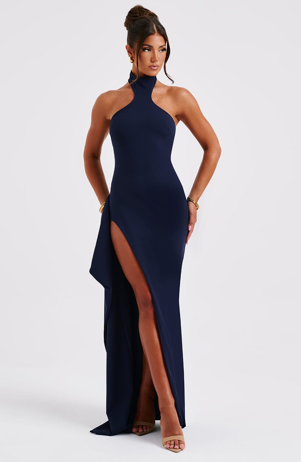 Flourenne Isaura Maxi Dress in Navy