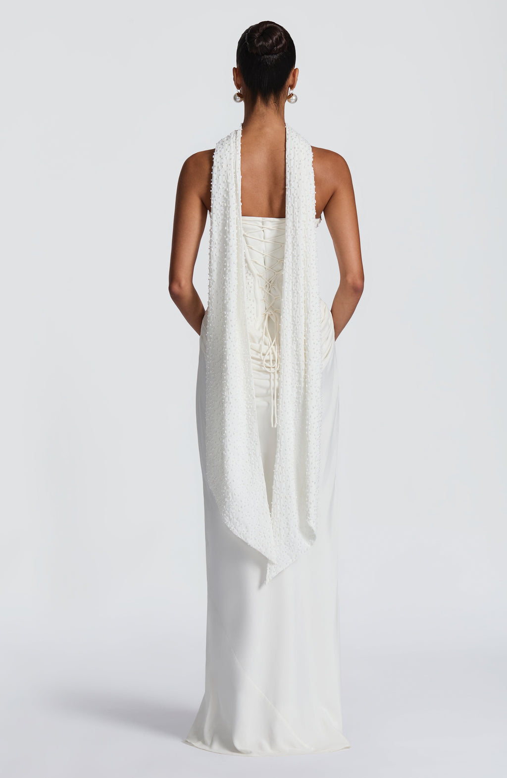 Flourenne Ivera Scarf in Ivory