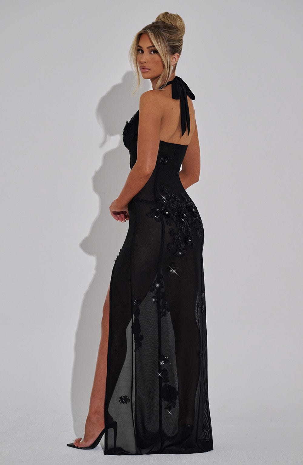 Flourenne Jacquelina Maxi Dress in Black
