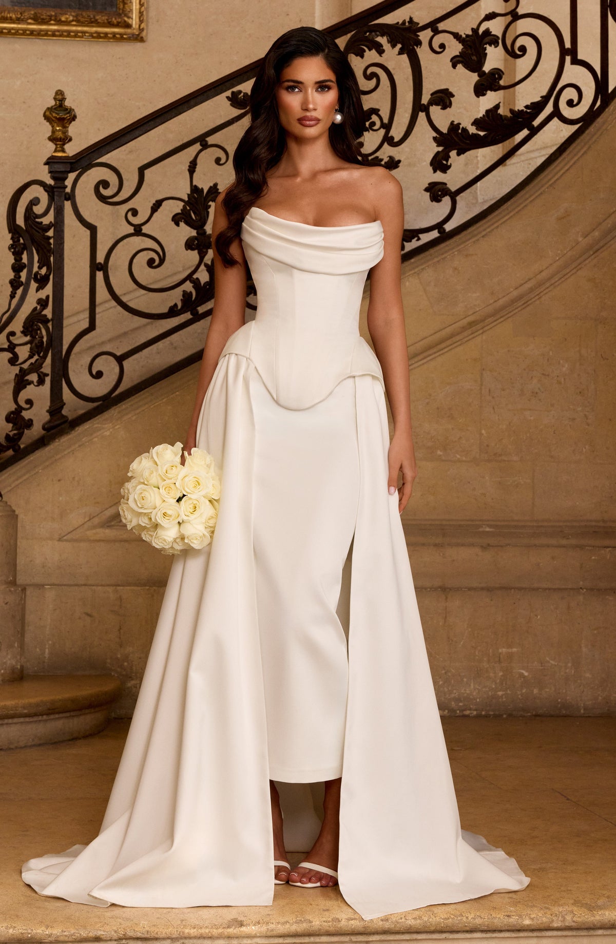 Flourenne Jamira Corset in Ivory